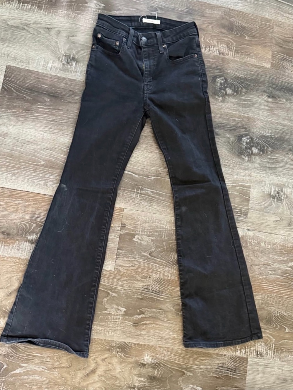 Levi's Black Women's Wide-Leg Flare Jeans